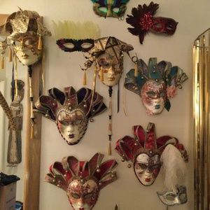 Italian Venetian Carnival Masks